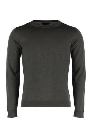 Crew-neck wool sweater-0